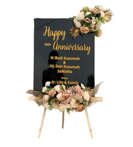 Papan Bunga Akrilik Nyomplong